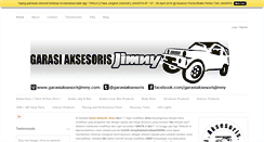 Desktop Screenshot of garasiaksesorisjimny.com