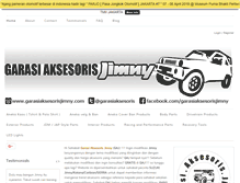 Tablet Screenshot of garasiaksesorisjimny.com